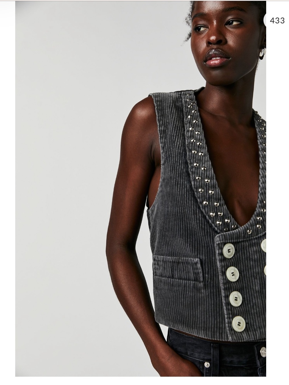 Free People x Patricia Fix Gema Vest M ** Rare